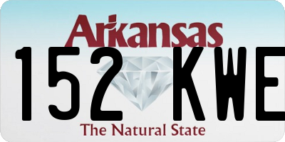AR license plate 152KWE