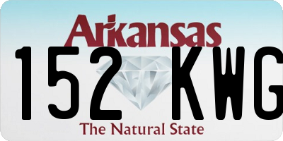 AR license plate 152KWG