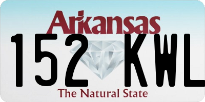 AR license plate 152KWL