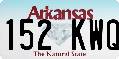 AR license plate 152KWQ