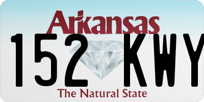AR license plate 152KWY