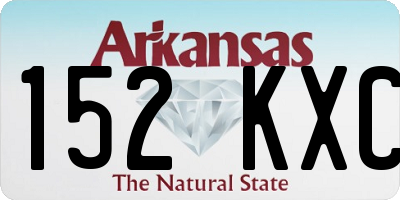 AR license plate 152KXC