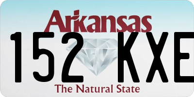 AR license plate 152KXE