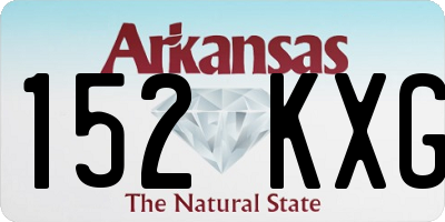AR license plate 152KXG