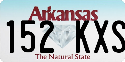 AR license plate 152KXS
