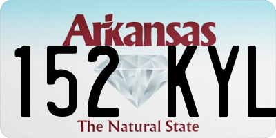 AR license plate 152KYL