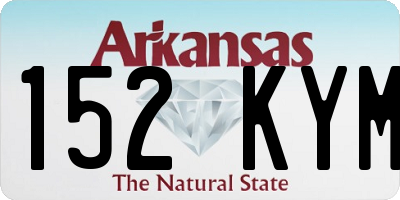 AR license plate 152KYM