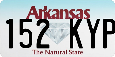 AR license plate 152KYP