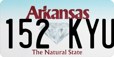 AR license plate 152KYU