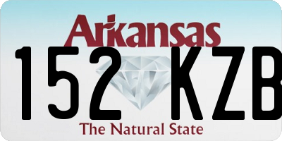 AR license plate 152KZB