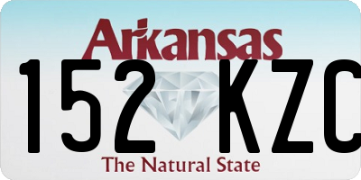 AR license plate 152KZC