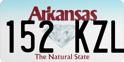 AR license plate 152KZL