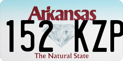 AR license plate 152KZP