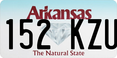 AR license plate 152KZU