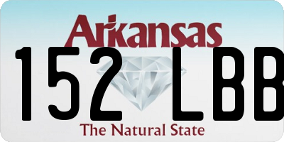 AR license plate 152LBB