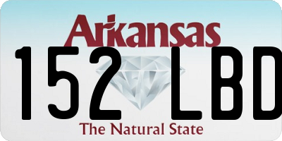AR license plate 152LBD