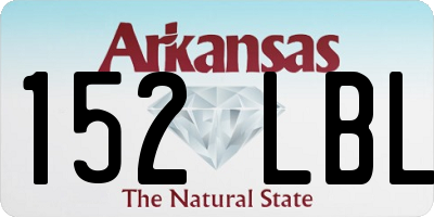 AR license plate 152LBL