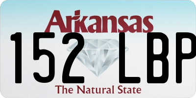 AR license plate 152LBP
