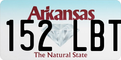 AR license plate 152LBT