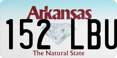 AR license plate 152LBU