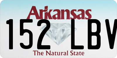 AR license plate 152LBV