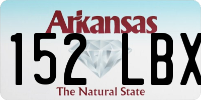 AR license plate 152LBX