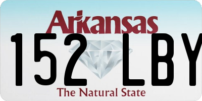 AR license plate 152LBY