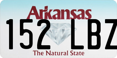 AR license plate 152LBZ