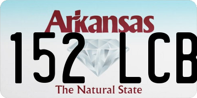 AR license plate 152LCB