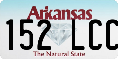 AR license plate 152LCC