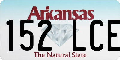 AR license plate 152LCE