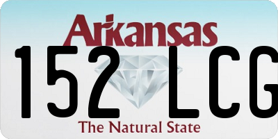 AR license plate 152LCG