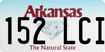 AR license plate 152LCI