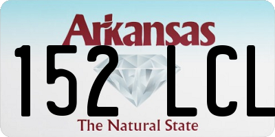 AR license plate 152LCL