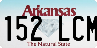 AR license plate 152LCM