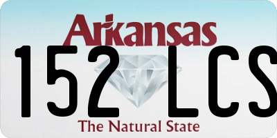 AR license plate 152LCS