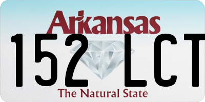 AR license plate 152LCT