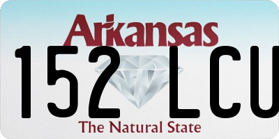 AR license plate 152LCU