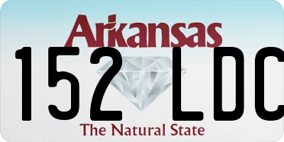 AR license plate 152LDC