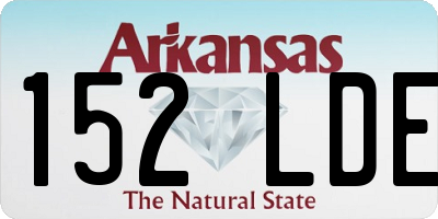 AR license plate 152LDE
