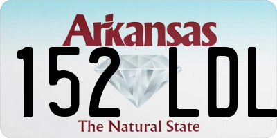AR license plate 152LDL