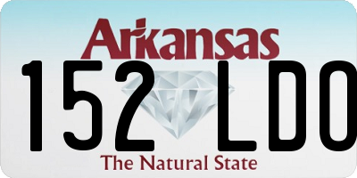 AR license plate 152LDO