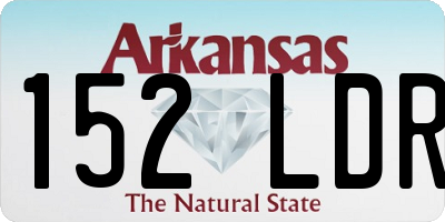 AR license plate 152LDR