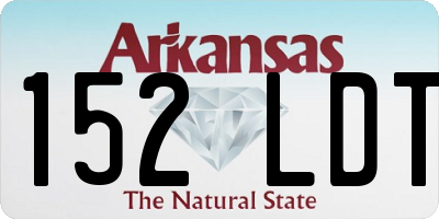 AR license plate 152LDT