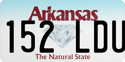 AR license plate 152LDU
