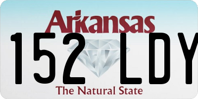 AR license plate 152LDY