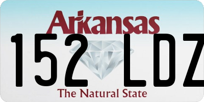 AR license plate 152LDZ
