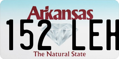 AR license plate 152LEH