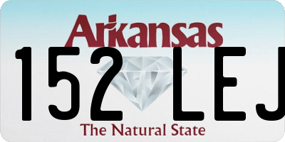 AR license plate 152LEJ