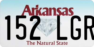 AR license plate 152LGR
